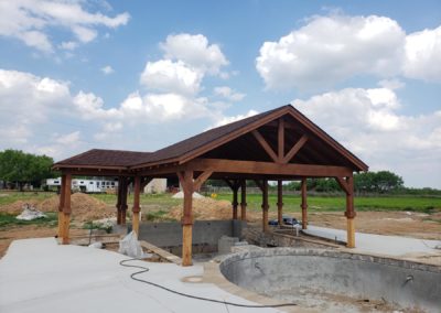 Pool Pavilion Construction