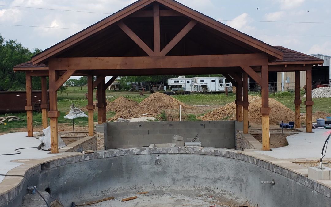 Pool Pavilion Construction