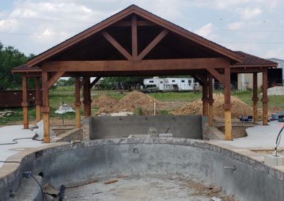 Pool Pavilion Construction