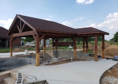 Pool Pavilion Construction