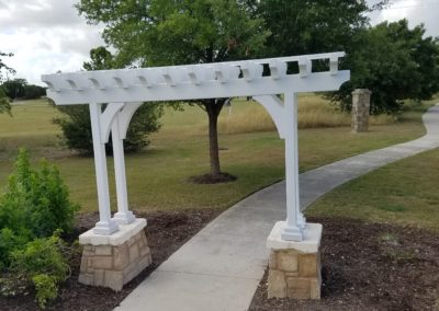 Rebuild Custom Pergola for Charleston Park HOA