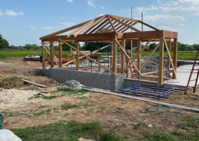 Pool Pavilion Construction