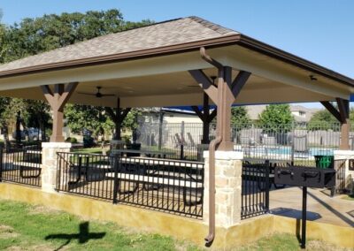 Hip Roof Pavilion - HOA Home Owners Association